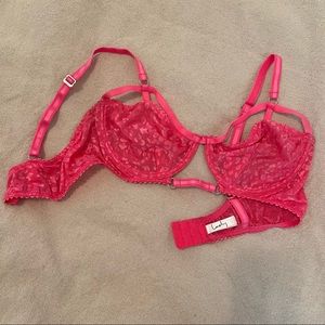 Lonely Label Pink Leopard Bra size 36B